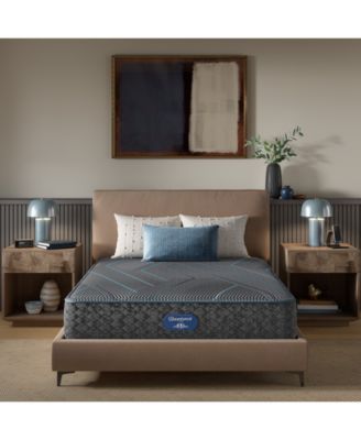 Beautyrest - Level Two 12" Medium Firm Hybrid Mattress Set - Twin XL