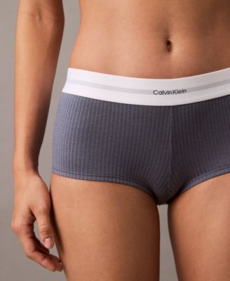 Calvin Klein - Women's Ribbed Boyshort Underwear