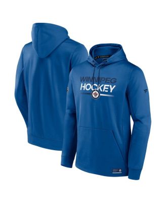 Fanatics - Men's Blue Winnipeg Jets Fleece Pullover Hoodie
