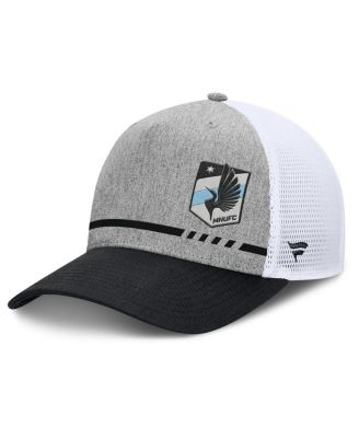 Fanatics - Men's Heather Gray Minnesota United FC Low Block Trucker Adjustable Hat