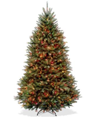 National Tree Company - 7' Dunhill&reg; Fir Full-Bodied Tree With 700 Multicolor Lights